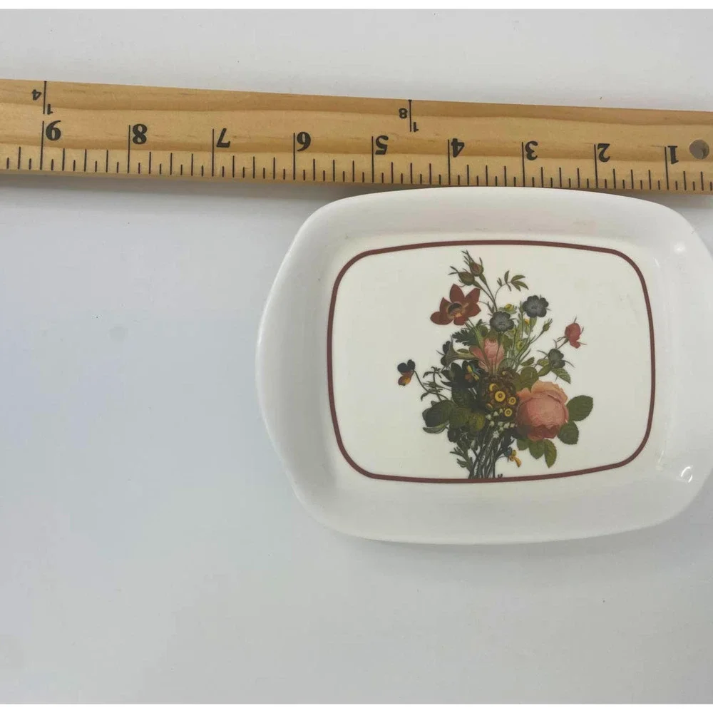 Vintage Mini Tray - Botanical try - Melamine Tray